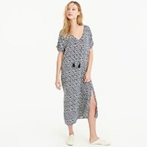 J.Crew Caftan in Abstract Heart Print L